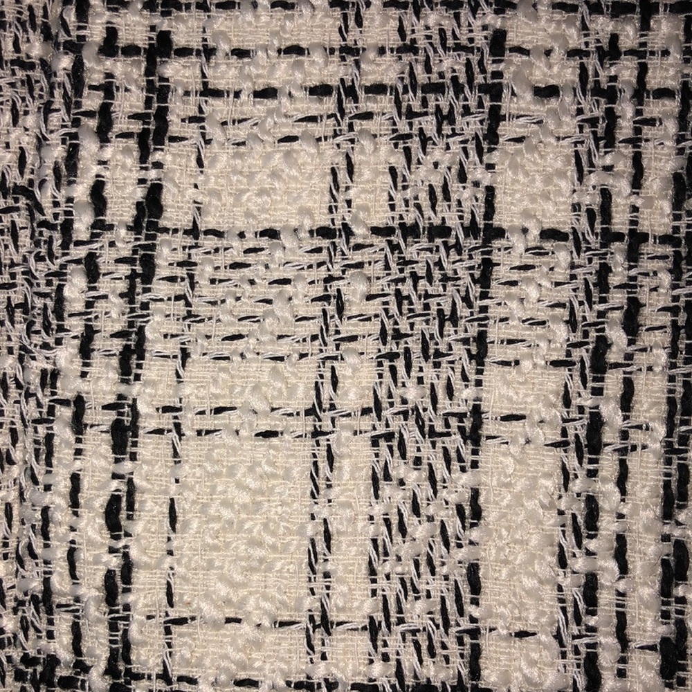 Appleseed’s Contrast Binding Open Front Tweed Jac… - image 7